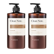 KERASYS Clean Note Powdery Shampoo Cotton 1Lx2pcs Scalp Calming Big Size Korea