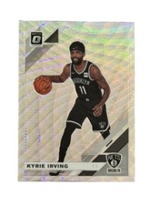 Excellent: 2019-20 Donruss Optic Silver Wave Kyrie Irving Brooklyn Nets Card
