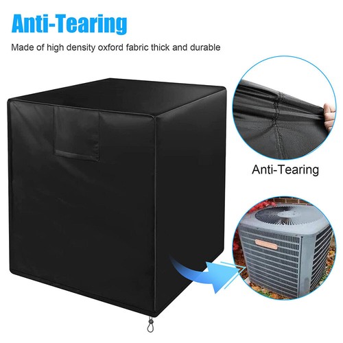 24x24x30 in Waterproof Central Air Conditioner Cover Outdoor Units AC Protective - Picture 6 of 12