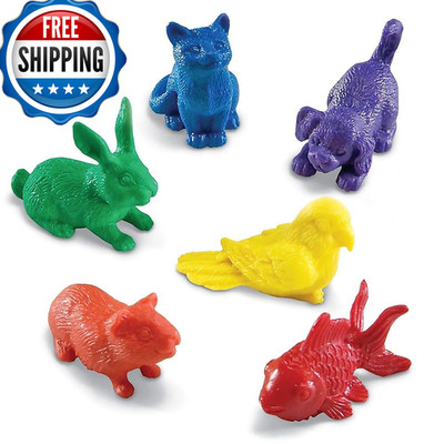 Learning Resources Domestic Pets Counters - Counting And Color Sorting Toddler