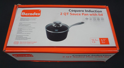BERNDES GERMANY 2 QT SAUCE PAN WITH LID INDUCTION COOKWEAR POT NEW IN BOX