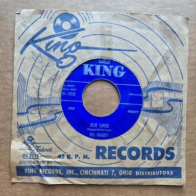 BILL DOGGETT Blue Largo JAZZ POP King Records 45 7'' Record Vinyl
