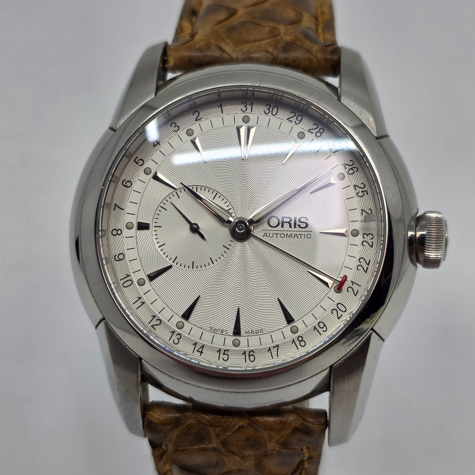 Oris Artelier Small Second Pointer Date 7545A Aut… - image 4