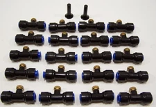 HOMENOTE 20 Pack Brass Misting Nozzles - Outdoor Cooling System for 1/4" Tubing