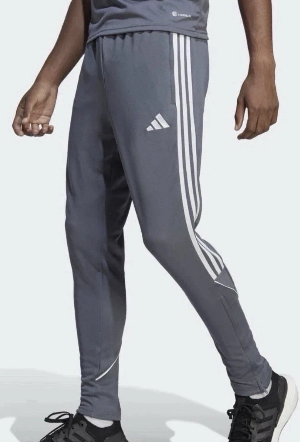 New Adidas Men's Tiro 23 League Pants Gray Football Training Soccer Athletic 3XL