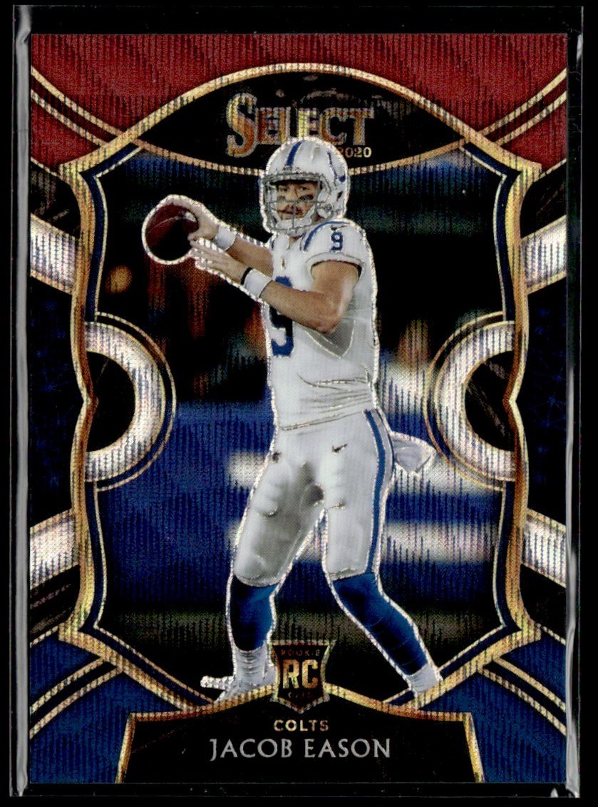 Jacob Eason 2020 Panini Select Concourse Tri-Color Prizm RC /199 #48