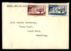 Mayfairstamps Ireland FDC dual to Cambridge First Day Cover aaz_40251