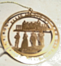 Ellis Island 2000 Brass Ornament A Nation of ...