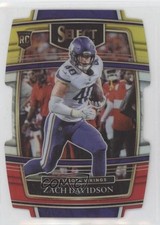 2021 Panini Select Concourse Red & Yellow Prizm Die-Cut Zach Davidson #95 0q7