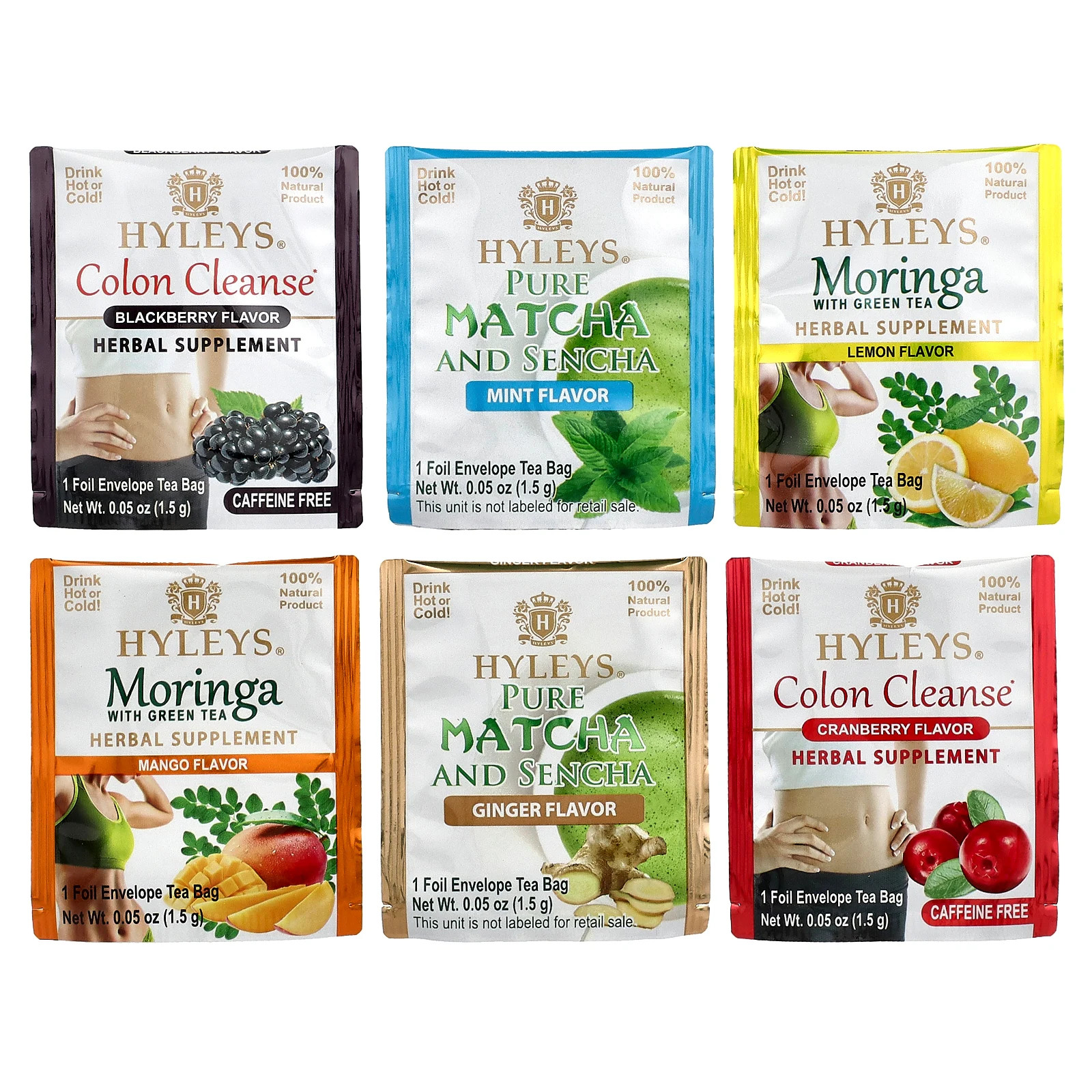 14 Days Cleanse Kit, 42 Foil Envelope Tea Bags, 2.22 oz (63 g)