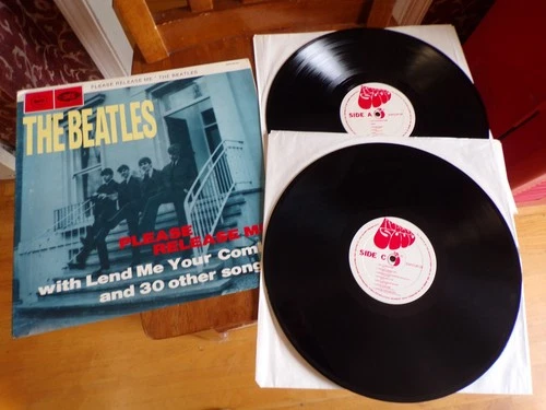 The Beatles Please Release Me RARE PROMO Australia Press 2LP