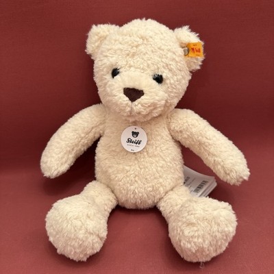 Steiff Teddybär Mila 30 cm Kuschelbär weich Knopf Fahne Schild Etikett wie NEU