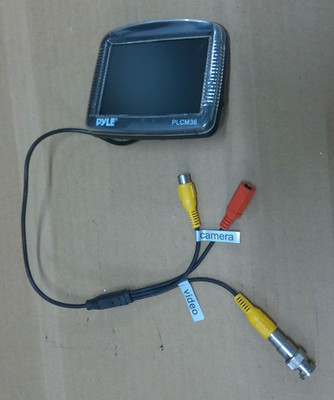 Pyle PLCM36 Car Rear View Backup Monitor Screen RCA Camera Display   Parts