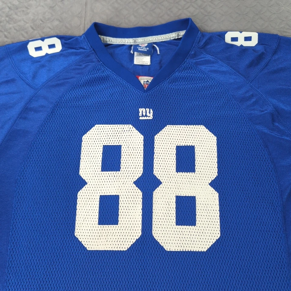Camiseta de los New York Giants Reebok Hakeem Nicks azul niños jóvenes XL 18-20 Foto 4 de 4