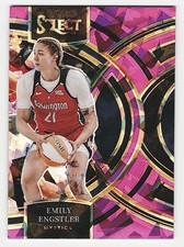 2024 Panini Select Emily Engstler Pink Ice Washington Mystics #173