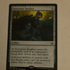 Wizards Magic: The Gathering Sorcerous Spyglass Eldraine Rare Artifact EN