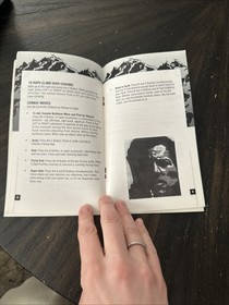 Sega CD Manual Only Cliffhanger W/Reg Card