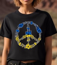 HOT-Peace Ukraine Flag Shirt, Support Ukraine, Freedom for Ukraine Shirt, Ukrai
