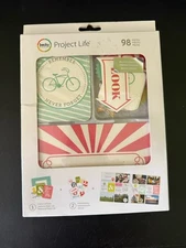 Becky Higgins Project Life Scrapbook Journaling Kit Embossed Cards 98pcs