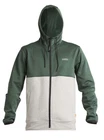 Mens size XXXL QUIKSILVER Waterman Burnz  Through Hoodie Green/Grey 3XL NEW 903