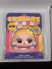 Authentic Pop Mart CRYBABY SHINY SHINY Series Earphone Case -  GOLD 