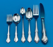 6 PC Oneida TODDLETIME Baby Youth Set Fork Spoon Knife Kids Stainless Flatware