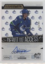 2023-24 Credentials Debut Ticket Access Acetate 58/99 Akito Hirose Auto 1e7g