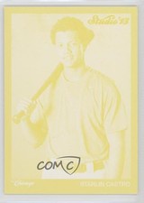 2013 Panini Father's Day Studio Progressions Yellow /5 Starlin Castro #4 7k0