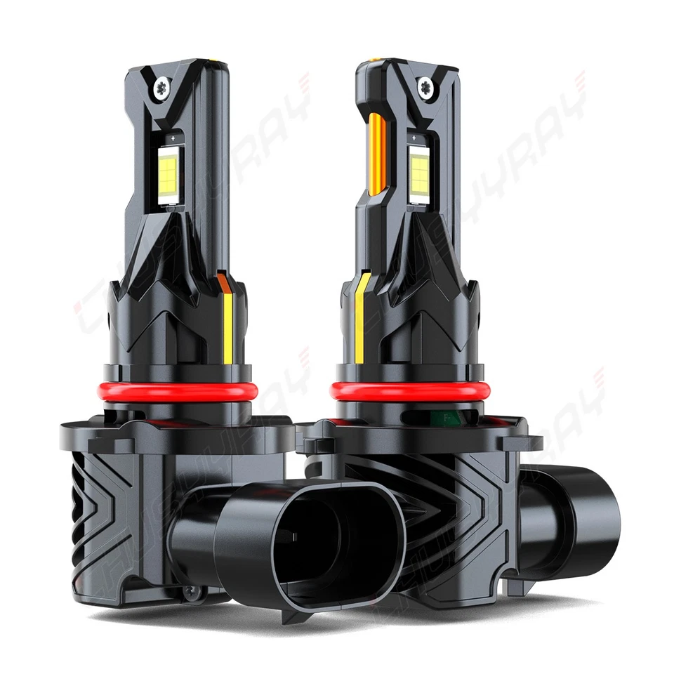 Kit combinado de bombilla de haz alto bajo 6500K para Buick Century 1989-2005 4 piezas LED Foto 3 de 4