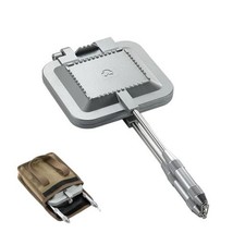  Sandwich Maker Hot Sand Single Burner Gas Fire Open Fire Compact Silver w/ bag