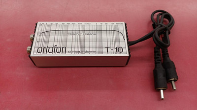 Ortofon T-10 MC Step-Up Transformer Passive Low Impedance Audio Tested Japan