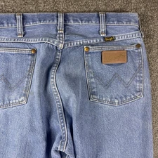 Vintage Wrangler Cowboy Cut Jeans Mens 34x36 13MWZ Fits 31x34 Western USA Made