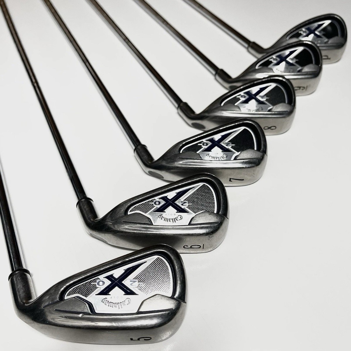 Callaway X20 7本セット 6-9,P,A,S flex:R Callaway X20 Iron Set 5-9, PW Right Handed Uniflex Steel Shafts | eBay