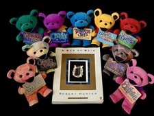 Vintage 1997 Grateful Dead Beanie Bears "A Box of Rain: Lyrics: 1965-1993"