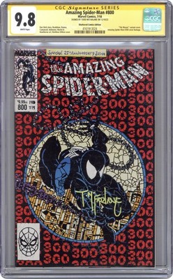 Amazing Spider-Man #800 DiMasi Shattered Variant CGC 9.8 SS Todd McFarlane 2018