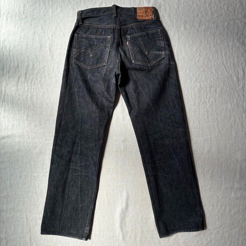 Samurai Jeans S3000BK W31 Straight Denim Jeans Indigo Black - Picture 2 of 17