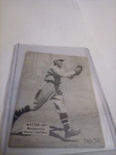 1934 Batter Up Card Rabbit Maranville #37 Boston Braves FREE SHIPPING