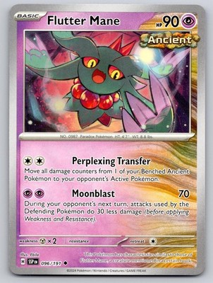 Flutter Mane 096/191 Uncommon Surging Sparks Pokemon Near Mint