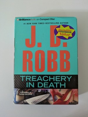 Treachery in Death by J.D. Robb Audiobook CD Unabridged In Death Novel