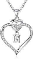 Kette Herz Damen Gold Silber 14K Vergoldet Zirkonia AnhäNger Geschenk Frauen