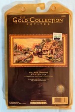 Dimensions Gold Collection Petites Counted Cross Stitch Kit - VILLAGE SERENE