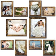 Picture Frame Set 10 pack, Farmhouse Photo Frames, Gallery Wall Frame Collage...