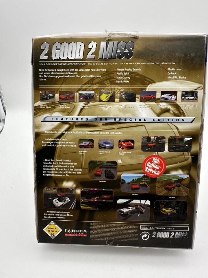 Need For Speed II Special Editon Big Box mit Anleitung Klassiker - Bild 2 von 4