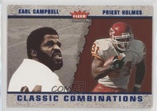 2003 Fleer Tradition Classic Combinations Blue Priest Holmes Earl Campbell 2u3