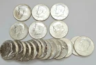 1964 Kennedy Half Dollars 90% Silver | Roll 20 Coins | BU Brilliant Uncirculated
