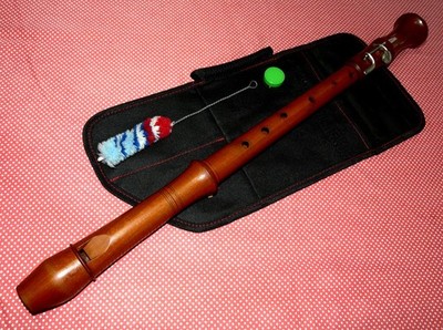 RAR! Ab 1945! Günther Hammig  SAMPO  Tenor-Blockflöte, Doppelloch, Klappe, deut.