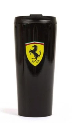 Ferrari Thermal Mug, SALE, Black, Scuderia Branded, Official Merchandise