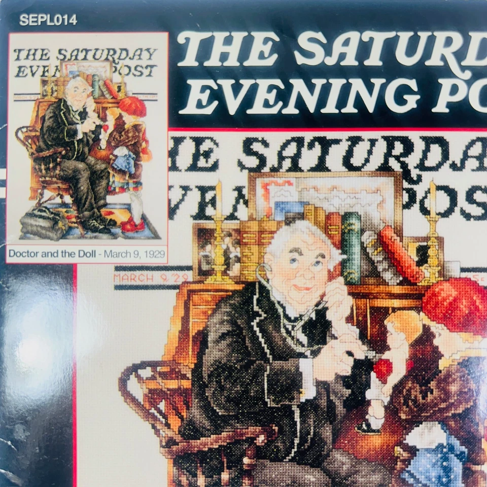 Stoney Creek Saturday Evening Post Doctor And The DollCross Stitch Pattern  014 - Image 2 of 4