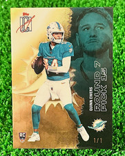 Marketplace image: 2025 Topps Signature Class Quinn Ewers RC Superfractor 1/1 #216 Dolphins Texas
