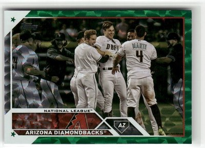 2023 Topps #263 Arizona Diamondbacks Green Foil #/499  117